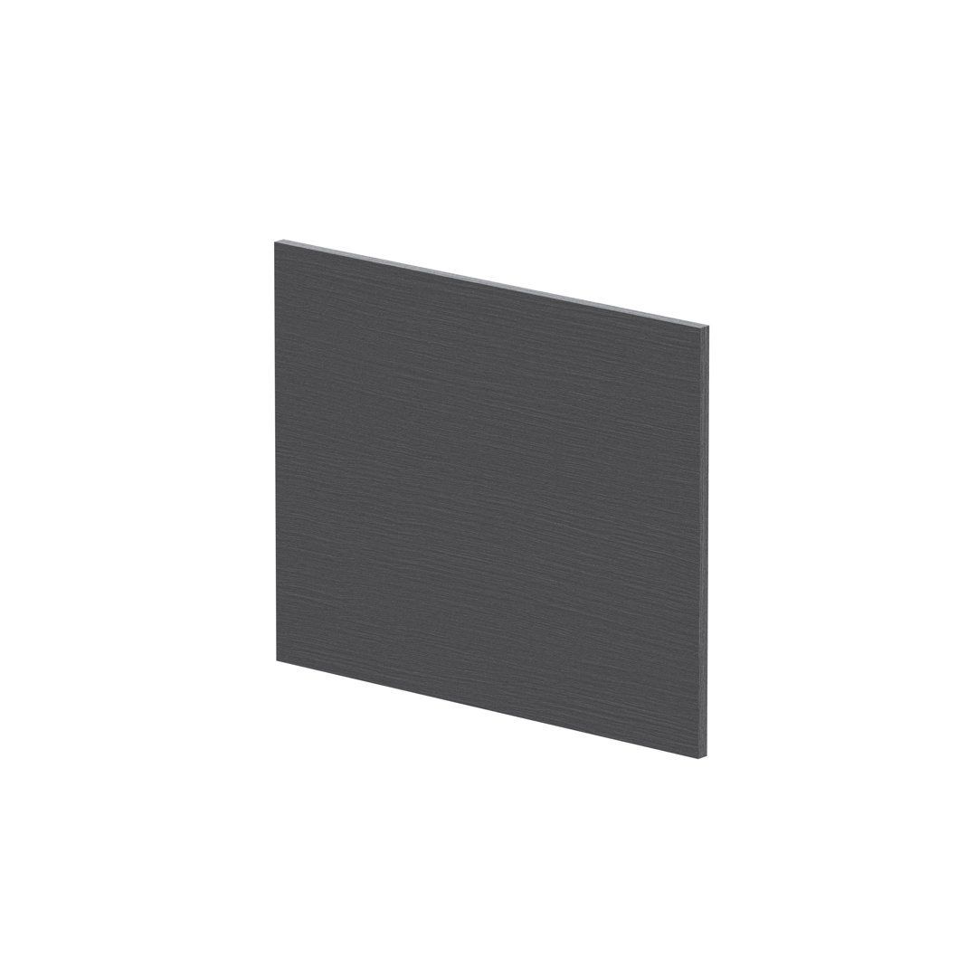 Nuie 700Mm Shower Bath End Panel Graphite Grey